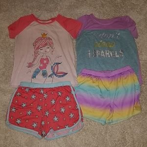 Lot of 2 girls size 14-16 XL sleep sets pajamas pj